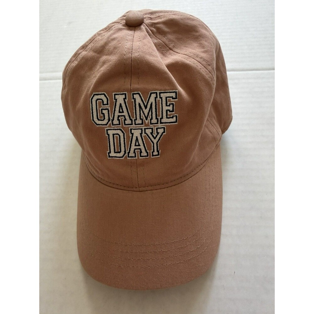 David & Young Game Day Terra Cotta Strapback Adjustable Cotton Hat OS